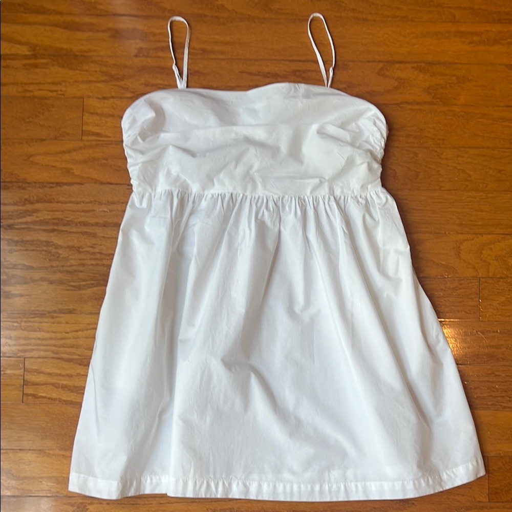 White Spaghetti Strap Dress, A New Day, Size Large